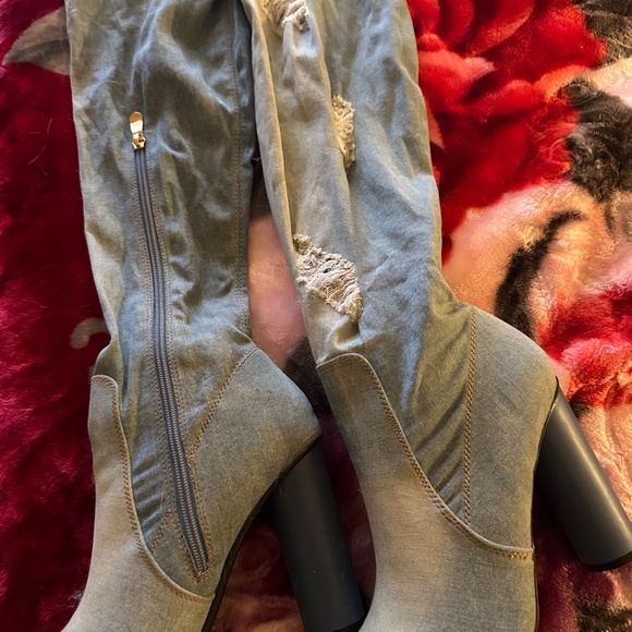 cape Robbin knee high boots 8.5 - Picture 2 of 2